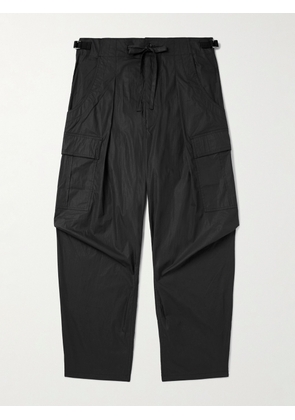 Marant - Caleb Cotton-Blend Poplin Drawstring Cargo Trousers - Men - Black - FR 36