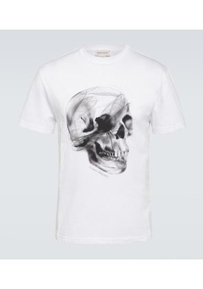 Alexander McQueen Printed cotton jersey T-shirt
