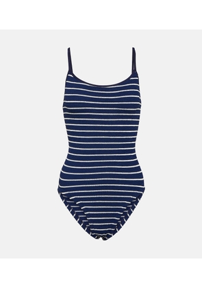 Hunza G Pamela striped swimsuit