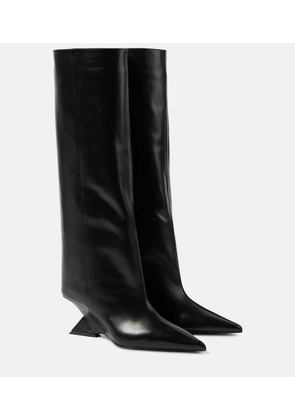 The Attico Cheope leather knee-high boots