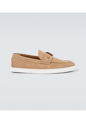 Christian Louboutin Chambeliboat nubuck boat shoes