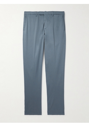 Boglioli - Straight-Leg Cotton-Blend Suit Trousers - Men - Blue - IT 46