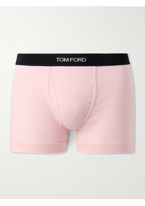 TOM FORD - Stretch-Cotton Boxer Briefs - Men - Pink - S
