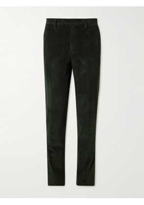 Boglioli - Straight-Leg Cotton-Corduroy Suit Trousers - Men - Green - IT 46