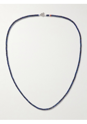Miansai - Zane Silver Multi-Stone Beaded Necklace - Men - Blue