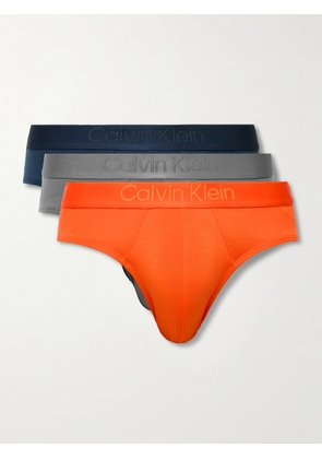 Calvin Klein Underwear - Three-Pack Stretch-Jersey Briefs - Men - Multi - S
