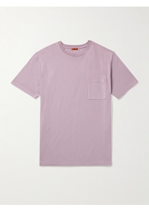 Barena - Garment-Dyed Supima Cotton-Jersey T-Shirt - Men - Purple - XS