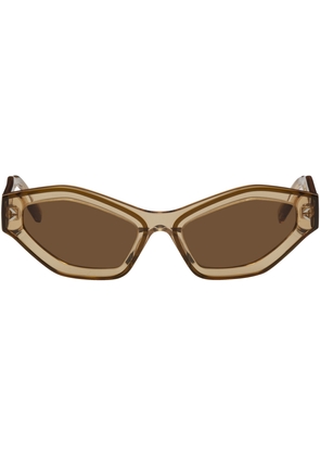 MCQ Beige Cat-Eye Sunglasses