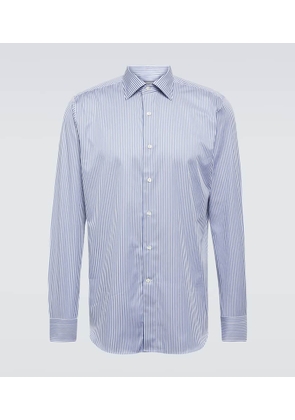Canali Striped cotton shirt
