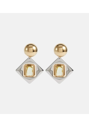 Saint Laurent Geometric clip-on earrings