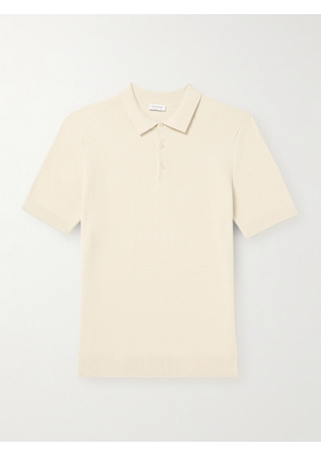 Sunspel - Ribbed Cotton Polo Shirt - Men - White - S