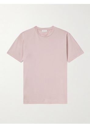 Sunspel - Riviera Supima Cotton-Jersey T-Shirt - Men - Pink - S