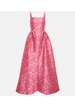 Emilia Wickstead Spencer floral cloqué gown
