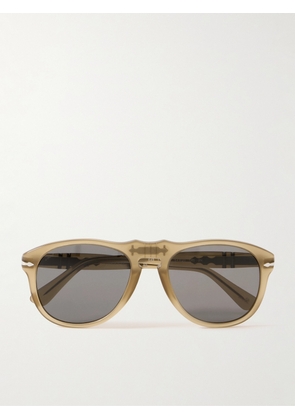 Persol - 649 Aviator-Style Acetate Sunglasses - Men - Neutrals