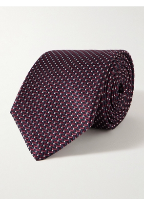 Canali - 8cm Silk-Jacquard Tie - Men - Red