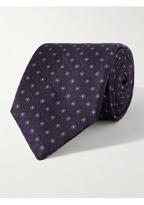 Canali - 8cm Silk-Dobby Tie - Men - Purple