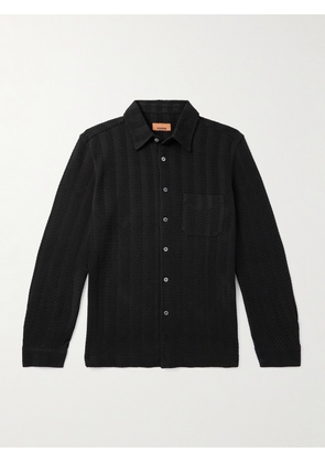 Missoni - Striped Cotton-Blend Shirt - Men - Black - IT 46