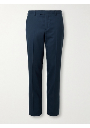 Paul Smith - Slim-Fit Straight-Leg Wool-Twill Trousers - Men - Blue - UK/US 32