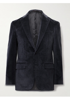 Canali - Kei Slim-Fit Cotton-Blend Corduroy Suit Jacket - Men - Gray - IT 48