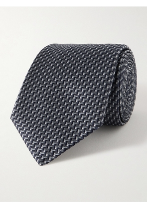 Canali - 7.5cm Silk-Jacquard Tie - Men - Blue