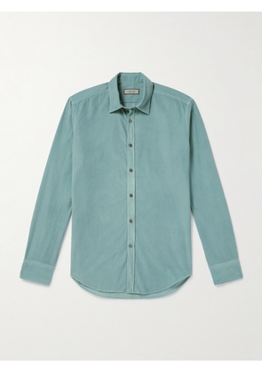 Canali - Cotton-Corduroy Shirt - Men - Green - S