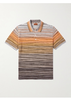 Missoni - Space-Dyed Cotton-Piqué Polo-Shirt - Men - Multi - S