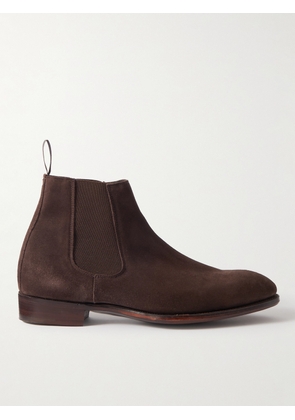 George Cleverley - Jason Suede Chelsea Boots - Men - Brown - UK 6