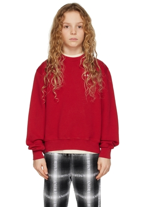 AMIRI Kids Red Bones Graphic Sweater