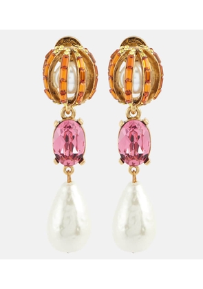 Oscar de la Renta Embellished earrings