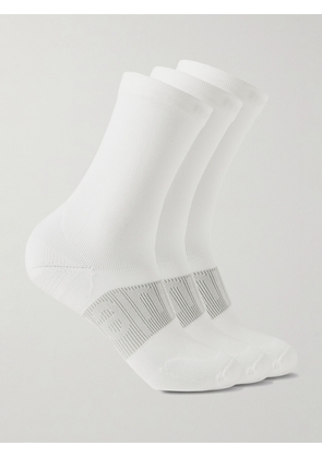 Lululemon - Three-Pack Power Stride PerformaHeel™ Socks - Men - White - M