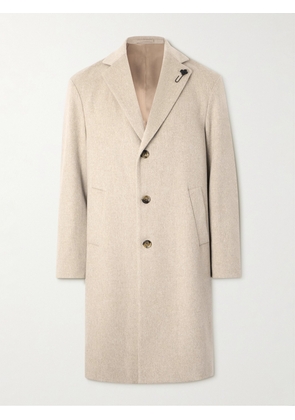 Lardini - Brushed-Wool Overcoat - Men - Neutrals - IT 46