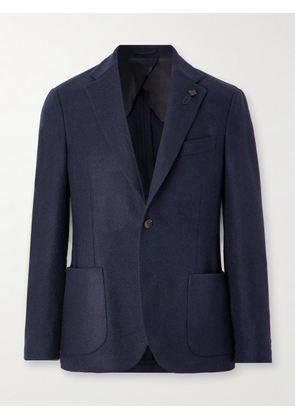 Lardini - Slim-Fit Wool-Blend Twill Blazer - Men - Blue - IT 46