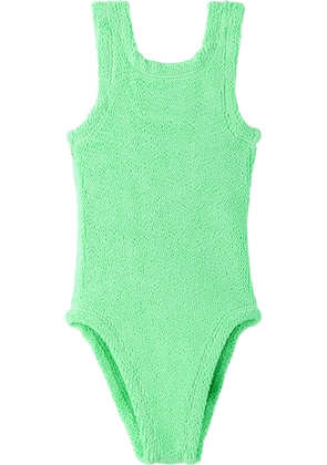 Hunza G Baby Green Classic One-Piece Swimsuit