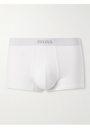 Zegna - Stretch-Cotton Boxer Briefs - Men - White - S