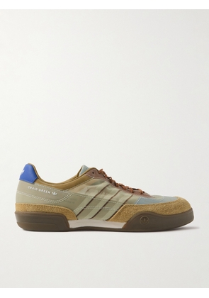 adidas Originals - Craig Green Squash Polta AKH Suede-Trimmed Canvas Sneakers - Men - Brown - UK 5