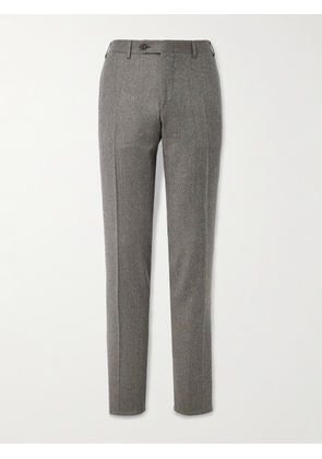 Canali - Straight-Leg Wool-Flannel Suit Trousers - Men - Gray - IT 46