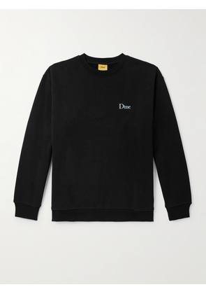 DIME - Logo-Embroidered Cotton-Jersey Sweatshirt - Men - Black - S