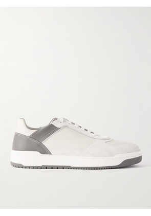 Brunello Cucinelli - Suede and Leather Sneakers - Men - White - EU 43.5