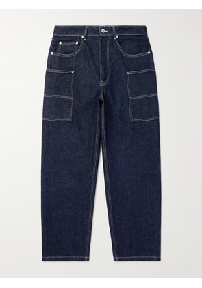KENZO - Monkey Straight-Leg Cargo Jeans - Men - Blue - UK/US 28