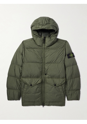 Stone Island - Logo-Appliquéd Quilted Shell Down Jacket - Men - Green - S