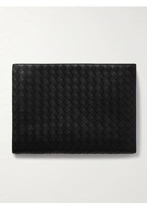 Bottega Veneta - Avenue B. Intrecciato Leather Pouch - Men - Black