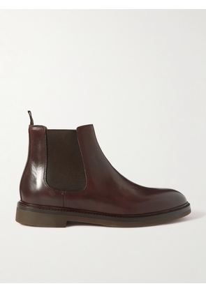 Brunello Cucinelli - Leather Chelsea Boots - Men - Brown - EU 40