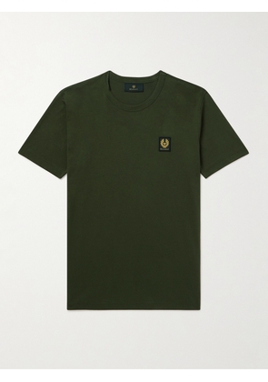 Belstaff - Logo-Appliquéd Cotton-Jersey T-Shirt - Men - Green - S