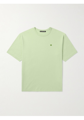Acne Studios - Exford Logo-Appliquéd Cotton-Jersey T-Shirt - Men - Green - XS
