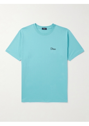 DIME - Logo-Embroidered Cotton-Jersey T-Shirt - Men - Blue - S