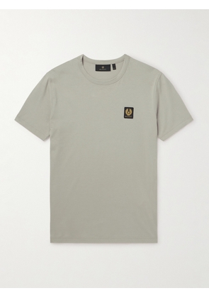 Belstaff - Logo-Appliquéd Cotton-Jersey T-Shirt - Men - Gray - S