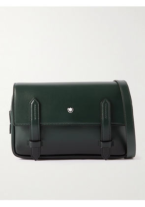 Montblanc - Meisterstück Leather Messenger Bag - Men - Green