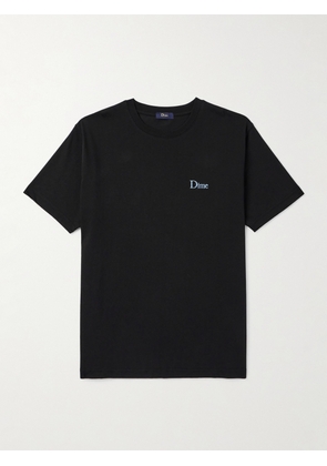 DIME - Logo-Embroidered Cotton-Jersey T-Shirt - Men - Black - S