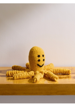 KAPITAL - Octopus Crocheted Wool Stuffed Animal - Men - Yellow