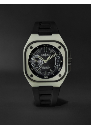 Bell & Ross - BR-X5 Limited Edition Automatic 41mm Titanium, Fibreglass and Rubber Watch, Ref. No. RX5R-LUM_TC/SRB - Men - Black